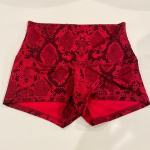 Lululemon snake print shorts